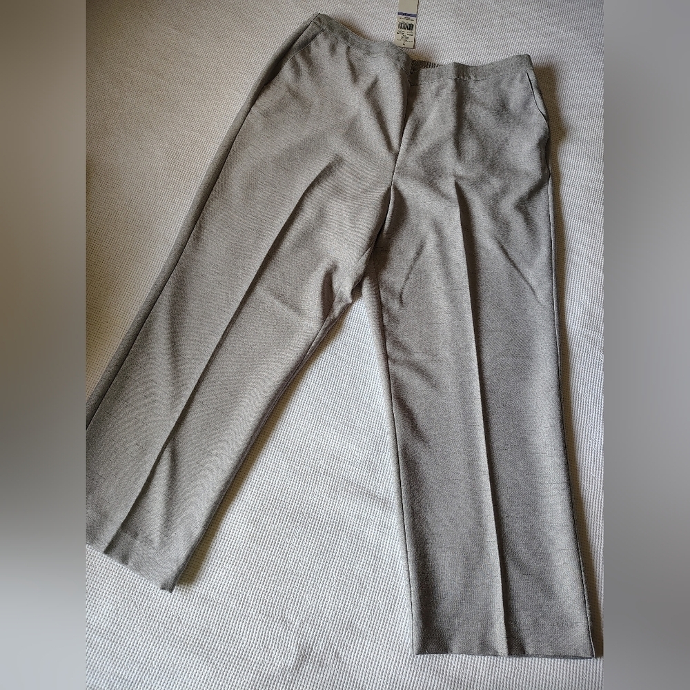Alfred Dunner Gray Dress Pants Size 18